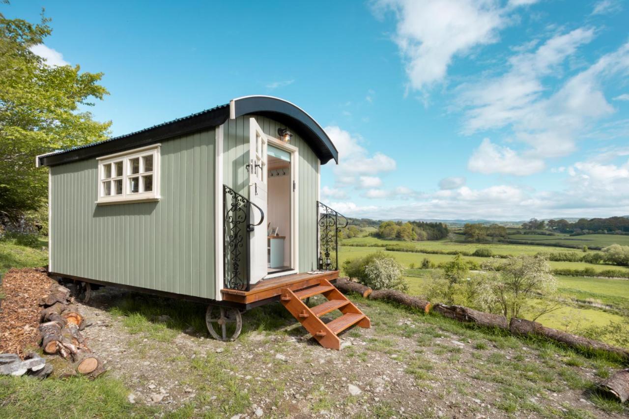 The Heron Shepherds Hut At Lyth Valley Brigsteer Eksteriør billede